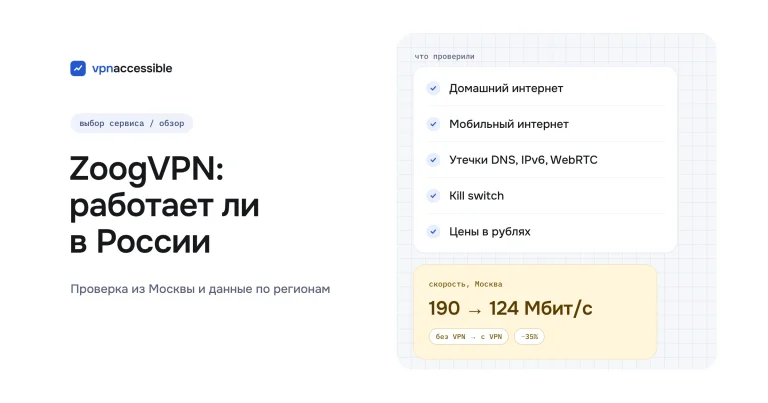 Обзор ZoogVPN: работает ли в России и как оплатить